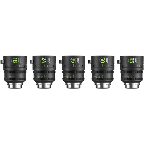 NiSi Aureus Prime Full Frame T1.4 Cinema Lens Kit - Includes 5 Lenses + Hard Case (PL Mount)
