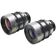NiSi ATHENA TUNED PRIME Limited Edition Full Frame Cinema Lens Kit with 5 Lenses 14mm T2.4, 25mm T1.9, 35mm T1.9, 50mm T1.9, 85mm T1.9 + Grey Hard Case (PL Mount)