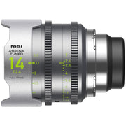 NiSi ATHENA TUNED PRIME Limited Edition Full Frame Cinema Lens Kit with 5 Lenses 14mm T2.4, 25mm T1.9, 35mm T1.9, 50mm T1.9, 85mm T1.9 + Grey Hard Case (PL Mount)