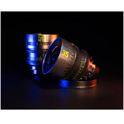 NiSi ATHENA TUNED PRIME Limited Edition Full Frame Cinema Lens Kit with 5 Lenses 14mm T2.4, 25mm T1.9, 35mm T1.9, 50mm T1.9, 85mm T1.9 + Grey Hard Case (PL Mount)