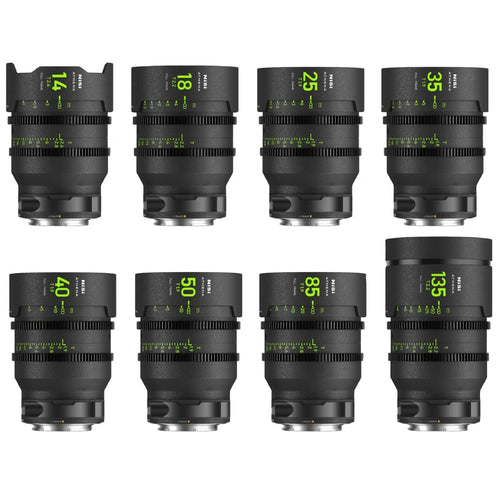 NiSi ATHENA PRIME Full Frame Cinema 8 Lens Master Kit (L Mount)