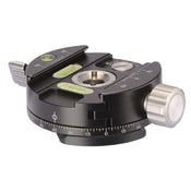 Leofoto PAN-02 15 Deg. Indexing Panning Clamp with QP-70N Plate