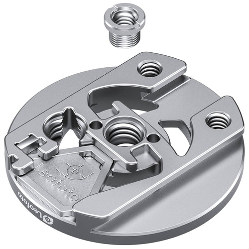 Leofoto PM-01 Magnetic Quick Mount Plate for Mobile Phones - Silver