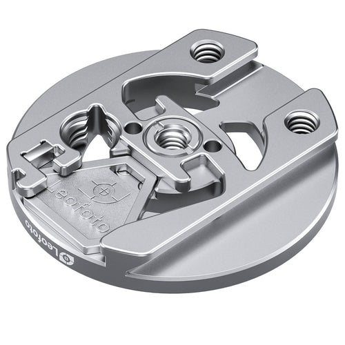 Leofoto PM-01 Magnetic Quick Mount Plate for Mobile Phones - Silver