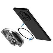 Leofoto PM-01 Magnetic Quick Mount Plate for Mobile Phones - Silver