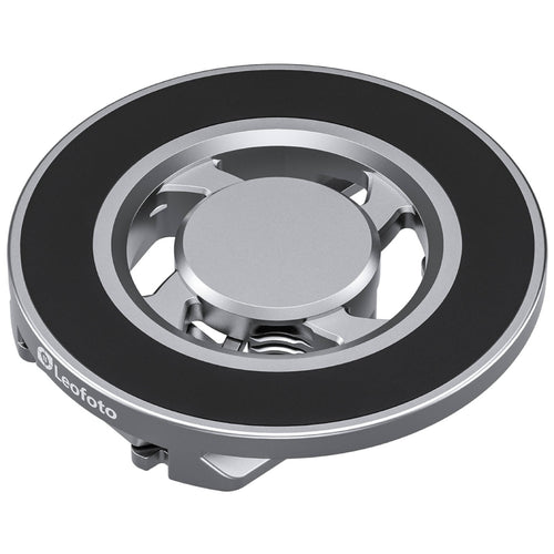 Leofoto PM-01 Magnetic Quick Mount Plate for Mobile Phones - Silver