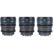 Sirui Nightwalker T1.2 S35 Cine Lens Set - Gun Metal Grey