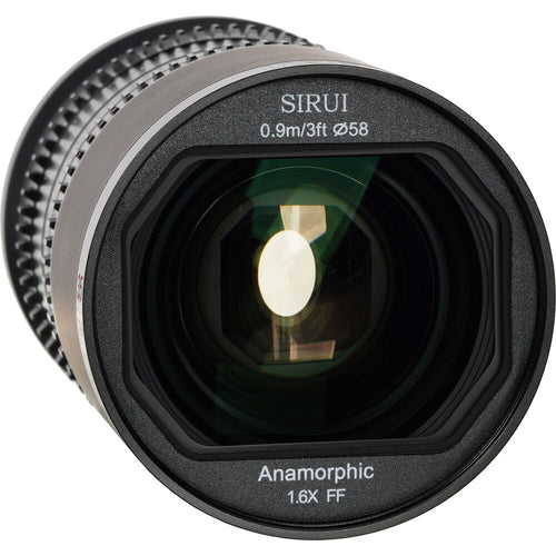 Sirui Saturn 35mm T2.9 1.6x Carbon Fiber Full-Frame Anamorphic Lens (Nikon Z, Blue Flare)