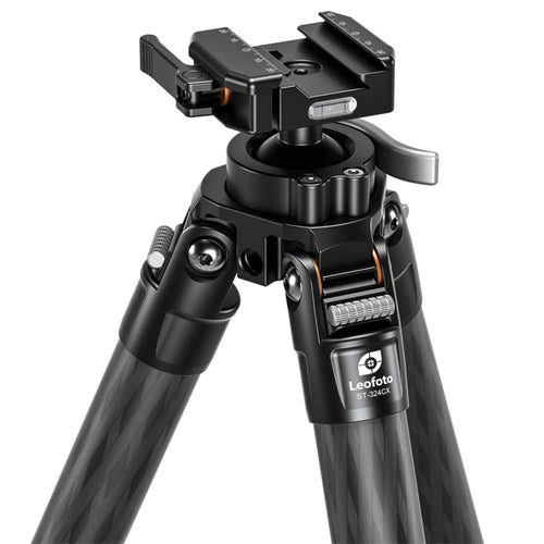 Leofoto ST-324CX Carbon Fibre Outdoors Tripod with Integrated Lever-Control Ballhead