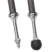 Leofoto TFS 113mm 3/8 Tripod Replacement Foot Spikes with Rubber Cap