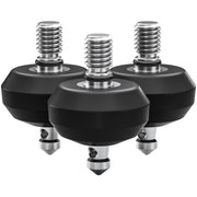 Leofoto TFV Tripod Rubber Feet with Retractable Spikes for 3/8