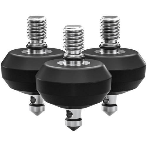 Leofoto TFV Tripod Rubber Feet with Retractable Spikes for 3/8