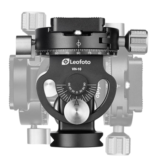 Leofoto VH-10 2-Way Monopod Head with Panning Clamp and BPL-50N Plate