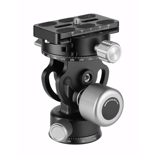 Leofoto VH-20 2-Way Monopod Head with Panning Clamp and BPL-50N Plate