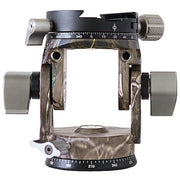 Leofoto VH-30R 2-Way Monopod Head with Panning Clamp and PU-100D Plate - Camouflage