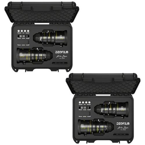 DZOFilm Arles Zoom 25-75/65-180mm FF Twin Lens Kit with Protective Case (PL Mount)