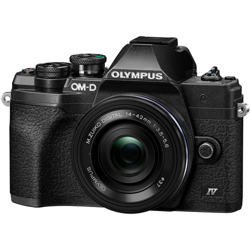 OM SYSTEM E-M10 Mark IV Mirrorless Camera with 14-42mm EZ Kit