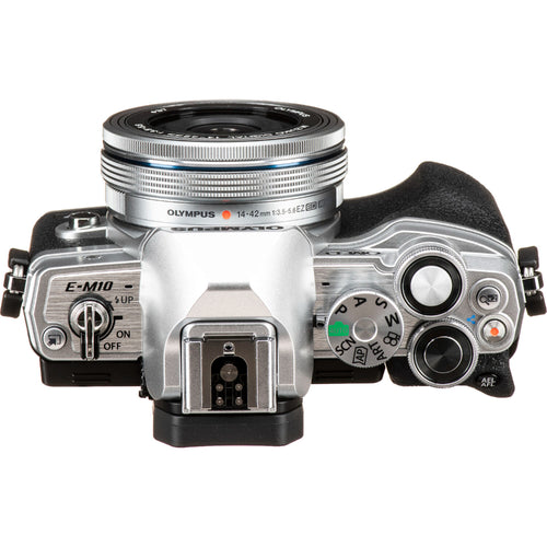 OM SYSTEM E-M10 Mark IV Mirrorless Camera with 14-42mm EZ Kit