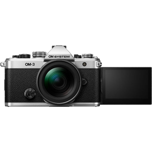 OM SYSTEM OM-3 Silver Mirrorless Camera with 12-45mm Kit