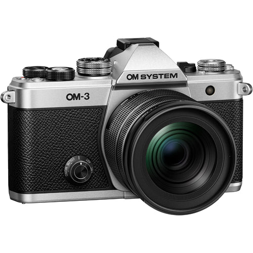 OM SYSTEM OM-3 Silver Mirrorless Camera with 12-45mm Kit