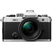 OM SYSTEM OM-3 Silver Mirrorless Camera with 12-45mm Kit