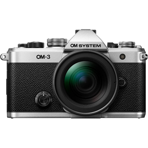 OM SYSTEM OM-3 Silver Mirrorless Camera with 12-45mm Kit