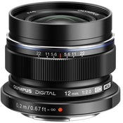Olympus M. Zuiko 12mm f/2.0 Wide Lens (Black)