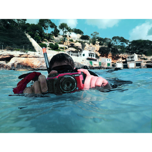 OM SYSTEM CHS-09 Floating Wrist Strap (Red)