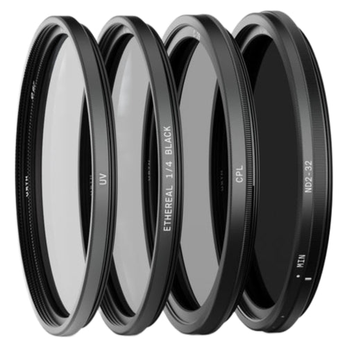 Urth Cinematic Filter Kit Plus+ (UV, CPL, ND32, Ethereal 1/4 Black Mist)