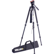 Miller AirV Fluid Head with Solo 75 2-Stage Aluminium Tripod & Soft Case Kit