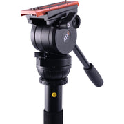 Miller AirV Fluid Head with Solo-Q Pod Base, Base Clamp Nut & Versa Camera Plate