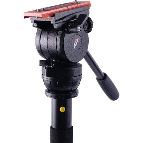 Miller AirV Fluid Head with Solo-Q Pod Base, Base Clamp Nut & Versa Camera Plate