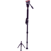 Miller AirV Fluid Head with Solo-Q Pod Base, Base Clamp Nut & Versa Camera Plate