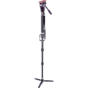 Miller AirV Fluid Head with Solo-Q Pod Base, Base Clamp Nut & Versa Camera Plate