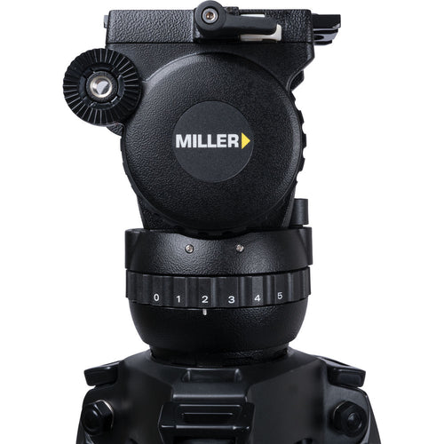 Miller CX8 Fluid Head with Solo 75 2-Stage Alloy Tripod System