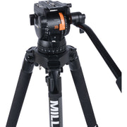 Miller CX10 Fluid Head & Solo-Q 100 2-Stage Carbon Fiber Tripod Kit