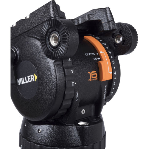 Miller CX10 SOLO-Q 100 3-Stage Carbon Fiber Tripod with Case