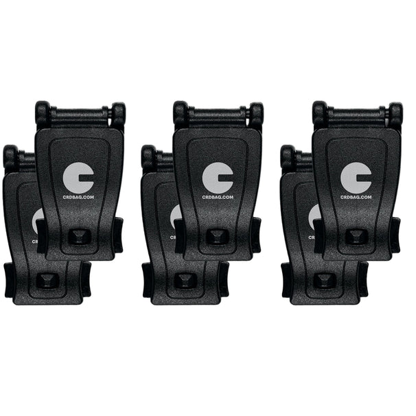 CRDBAG Nylon Buckle for MOLLE/PALS System (6-Pack)