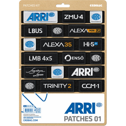 CRDBAG ARRI Embroidery Patches 01