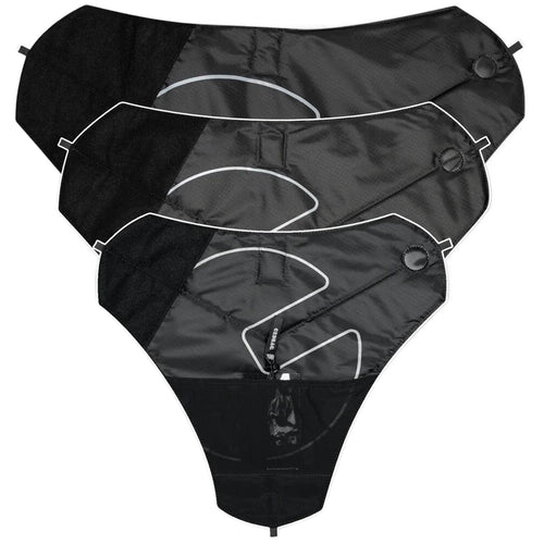 CRDBAG Set of 3 Y-Wraps (Black, Small/Medium/Large)