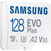 Samsung EVO Plus microSDXC UHS-I 130MB/s Memory Card with SD Adapter - V30