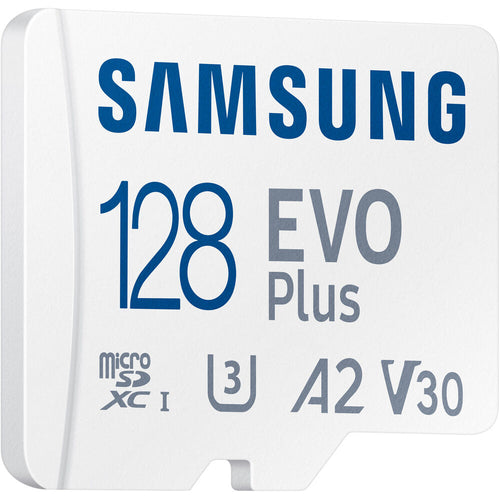 Samsung EVO Plus microSDXC UHS-I 130MB/s Memory Card with SD Adapter - V30