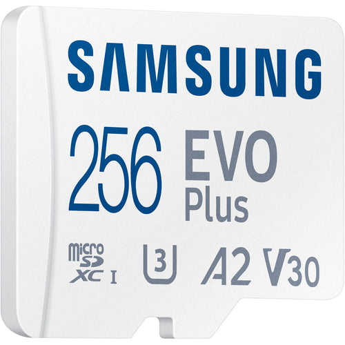 Samsung EVO Plus microSDXC UHS-I 130MB/s Memory Card with SD Adapter - V30