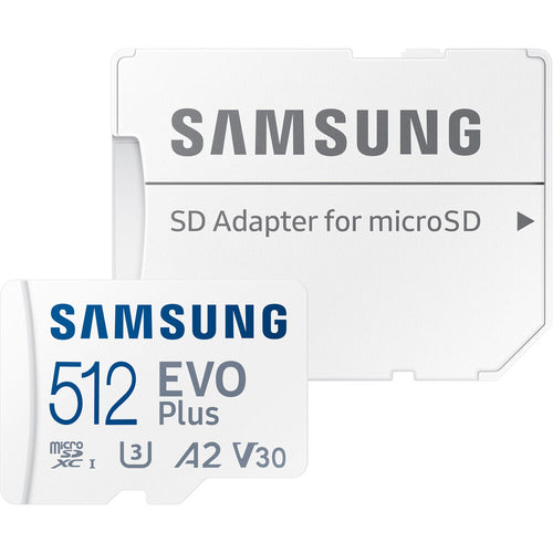 Samsung EVO Plus microSDXC UHS-I 130MB/s Memory Card with SD Adapter - V30