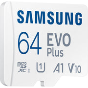 Samsung EVO Plus microSDXC UHS-I 130MB/s Memory Card with SD Adapter - V30