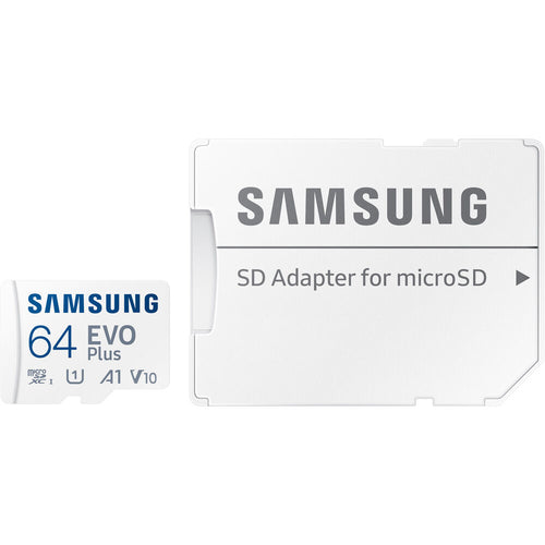 Samsung EVO Plus microSDXC UHS-I 130MB/s Memory Card with SD Adapter - V30
