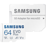 Samsung EVO Plus microSDXC UHS-I 130MB/s Memory Card with SD Adapter - V30