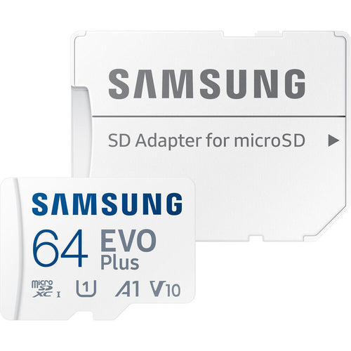 Samsung EVO Plus microSDXC UHS-I 130MB/s Memory Card with SD Adapter - V30