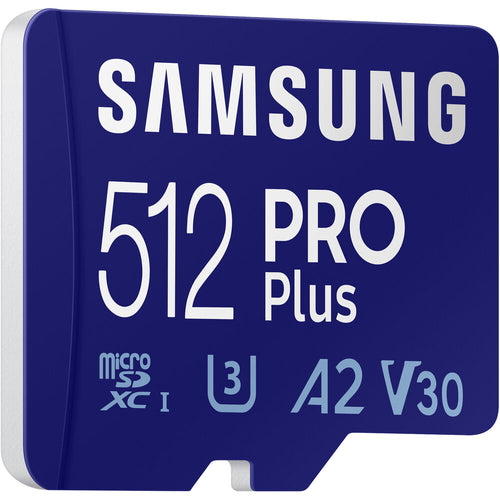 Samsung PRO Plus microSDXC 180MB/s UHS-I Memory Card with SD Adapter - V30