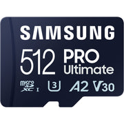 Samsung PRO Ultimate microSDXC UHS-I 200MB/s Memory Card with SD Adapter - V30